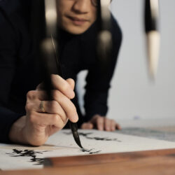 Custom made Chinese Japanese Calligraphy project - Tattoo design - logo - demonstration - impromptu illustration